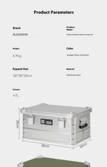Portable Aluminum Alloy Camping Storage Box