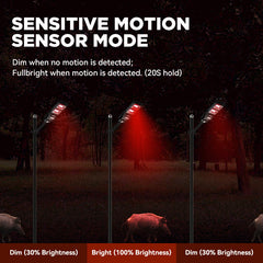 Solar Red Light for Hunting Hogs Deers