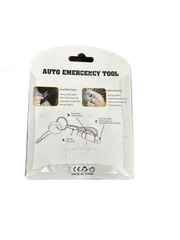 Auto Rescue Tool - Window Punch/Seatbelt Cutter Combo