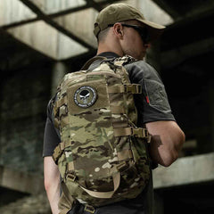Tactical MOLLE Rucksack – Durable Outdoor Backpack