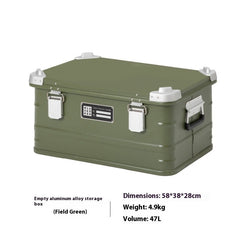 Portable Aluminum Alloy Camping Storage Box