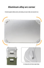 Portable Aluminum Alloy Camping Storage Box