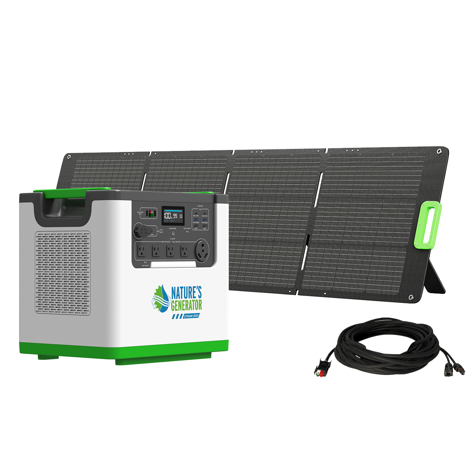 Nature's Generator Lithium 3600 Solar Generator