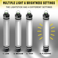 SunJack Waterproof LightStick Camplight with Power Bank