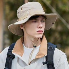 Outdoor Sun Protection Bucket Hat | UV Face Cover Cap for Hiking and Camping