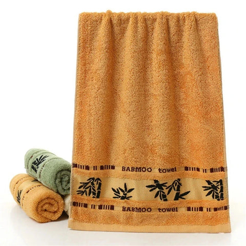 Bamboo Fiber Bath Towel Set Soft Absorbent Luxury Bathroom Towels