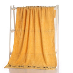 Bamboo Fiber Bath Towel Set Soft Absorbent Luxury Bathroom Towels
