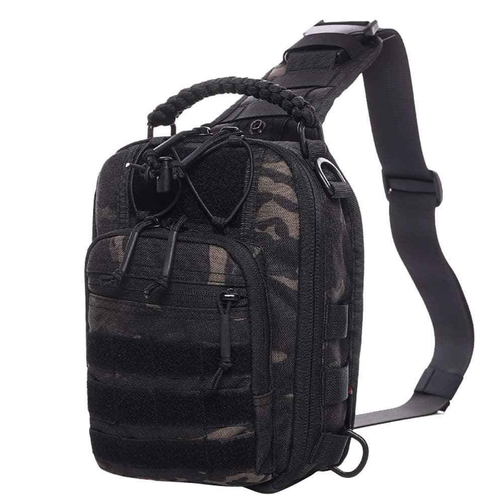 Military Tactical Sling Bag - Anti-Cut Waterproof for Outdoor Adventures