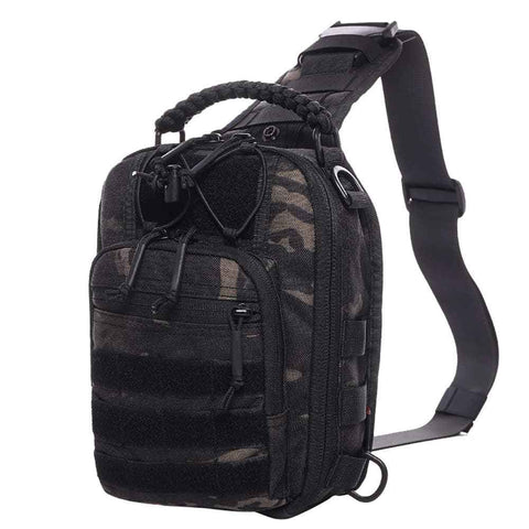 Military Tactical Sling Bag - Anti-Cut Waterproof for Outdoor Adventures