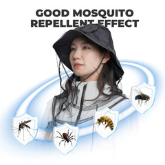 Mosquito Head Net Mesh for Hiking & Outdoors